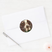 Sticker Rond Springer Spaniel Anglais (Enveloppe)