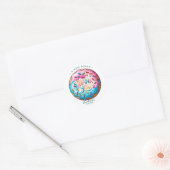 Sticker Rond Sprinkle Donut Thanks a Hole Bunch  (Enveloppe)