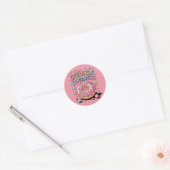Sticker Rond Sprinter la gentillesse | Donut (Enveloppe)