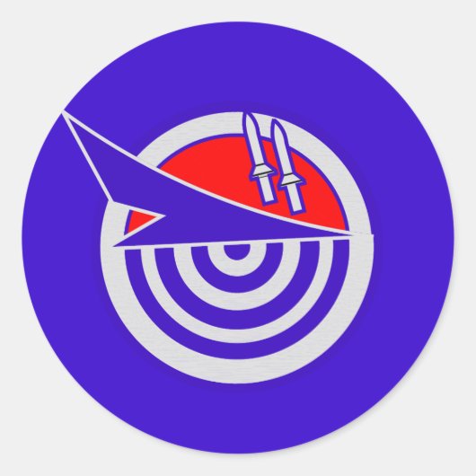 STICKER ROND SQUADRON DE LA FORCE AÉRIENNE ISRAÉLIENNE (Devant)