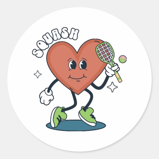 Sticker Rond squash (Devant)