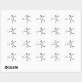 Sticker Rond Squash (Feuille)
