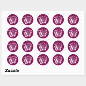 Sticker Rond 🪗 Squeeze Day (Feuille)