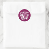 Sticker Rond 🪗 Squeeze Day (Sac)