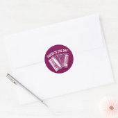 Sticker Rond 🪗 Squeeze Day (Enveloppe)