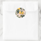Sticker Rond Squeeze the Day (Sac)