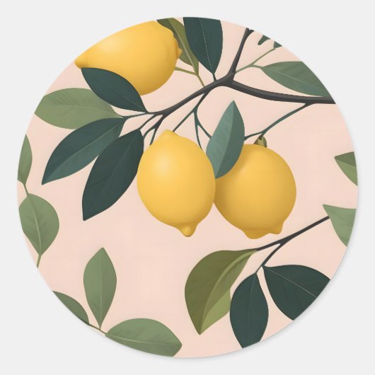 Sticker Rond Squeeze the Day (Devant)