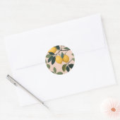 Sticker Rond Squeeze the Day (Enveloppe)