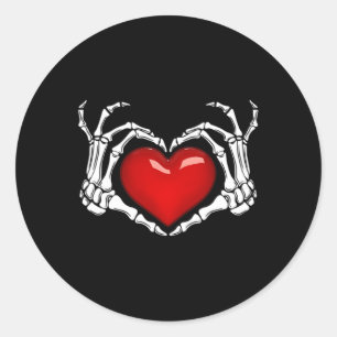 Sticker Rond Squelette Halloween Squelette Halloween Squelette