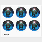STICKER ROND SQUIDNITE (Feuille)