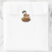 Sticker Rond Squirrel's Nutty Adventure - Acorn Skydiving (Sac)