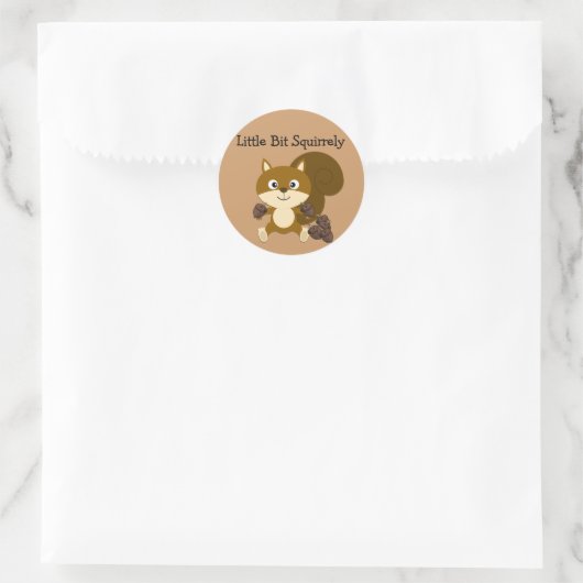 Sticker Rond Squirrely (Sac)