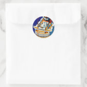 Sticker Rond SS Nieuw Amsterdam (Sac)