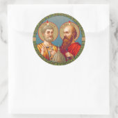 Sticker Rond SS. Pierre et Paul, Apôtres (JMAS 01) (Sac)