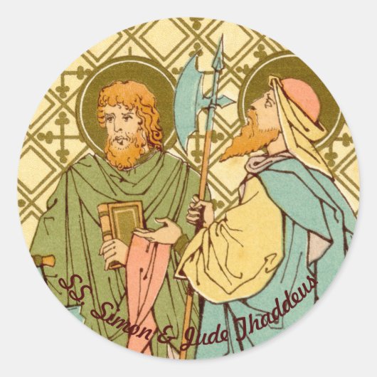 Sticker Rond SS. Simon et Jude Thaddeus (RLS 16) (Devant)