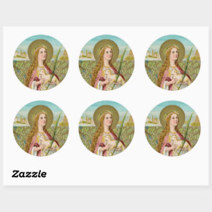 Sticker Rond St. Agnes de Rome (BC 01)