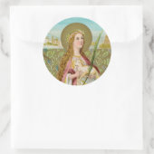 Sticker Rond St. Agnes de Rome (BC 01) (Sac)