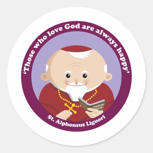 Sticker Rond St Alphonse Liguori (Devant)