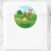 Sticker Rond St. André et golfeuse chic (Sac)