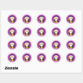 Sticker Rond St. Ava (Feuille)