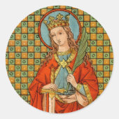 Sticker Rond St. Barbara (JP 01) (Devant)