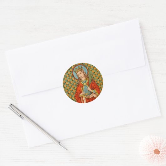 Sticker Rond St. Barbara (JP 01) (Enveloppe)