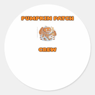 Sticker Rond St. Bernard Halloween Thanksgiving Christmas Class