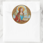 Sticker Rond St. Cecilia de Rome (BK 003) (Sac)