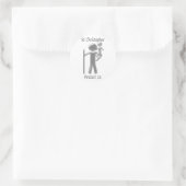 Sticker Rond St Christopher (Sac)