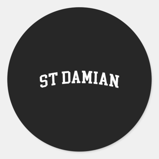 Sticker Rond St Damian  (Devant)