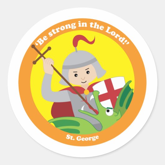 Sticker Rond St. George (Devant)