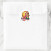 Sticker Rond St.George et le Dragon (Sac)