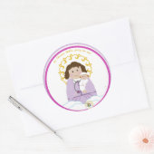Sticker Rond St. Gianna Molla (Enveloppe)
