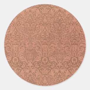 Sticker Rond St. James par William Morris, Art textile vintage
