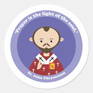 Sticker Rond St. John Chrysostom