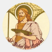 Sticker Rond St. John the Baptist (RLS 06) (Devant)