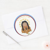 Sticker Rond St. Kateri (Enveloppe)