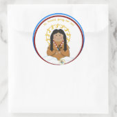 Sticker Rond St. Kateri (Sac)