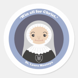Sticker Rond St. Laura Montoya