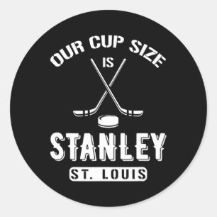 Sticker Rond St Louis Hockey Sur Glace Notre Taille De Coupe St