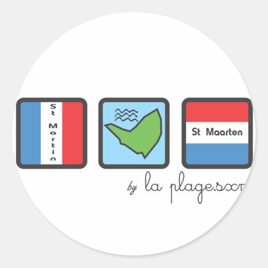 Sticker Rond St Martin (Devant)