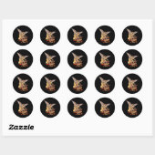 Sticker Rond St Michael L'Archange (Feuille)