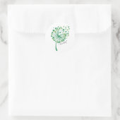 Sticker Rond St.Patrick’s Day Dandelion Lucky (Sac)