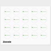 Sticker Rond St. Patrick’s Day - Go Irish! (Feuille)