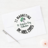 Sticker Rond St. PATRICK'S DAY 72 MARKETING COLLECTION (Enveloppe)