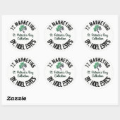 Sticker Rond St. PATRICK'S DAY 72 MARKETING COLLECTION (Feuille)