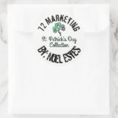 Sticker Rond St. PATRICK'S DAY 72 MARKETING COLLECTION (Sac)