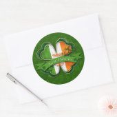 Sticker Rond St. Patrick's Day - Bonne St. Patrick's Day (Enveloppe)