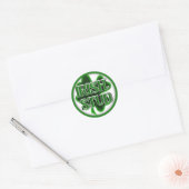 Sticker Rond St. Patrick's Day Irish Stud (Enveloppe)