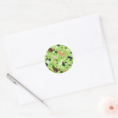 Sticker Rond St. Patrick's Day Labradoodle / Goldendoodle (Enveloppe)